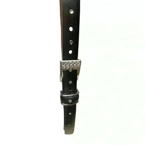 BB Simon Crystal Belt XL with Black with Crystals Made in Italy